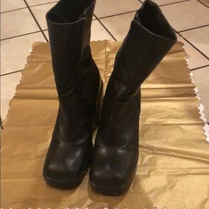 Steve Madden Square Toe Boots, Size 10